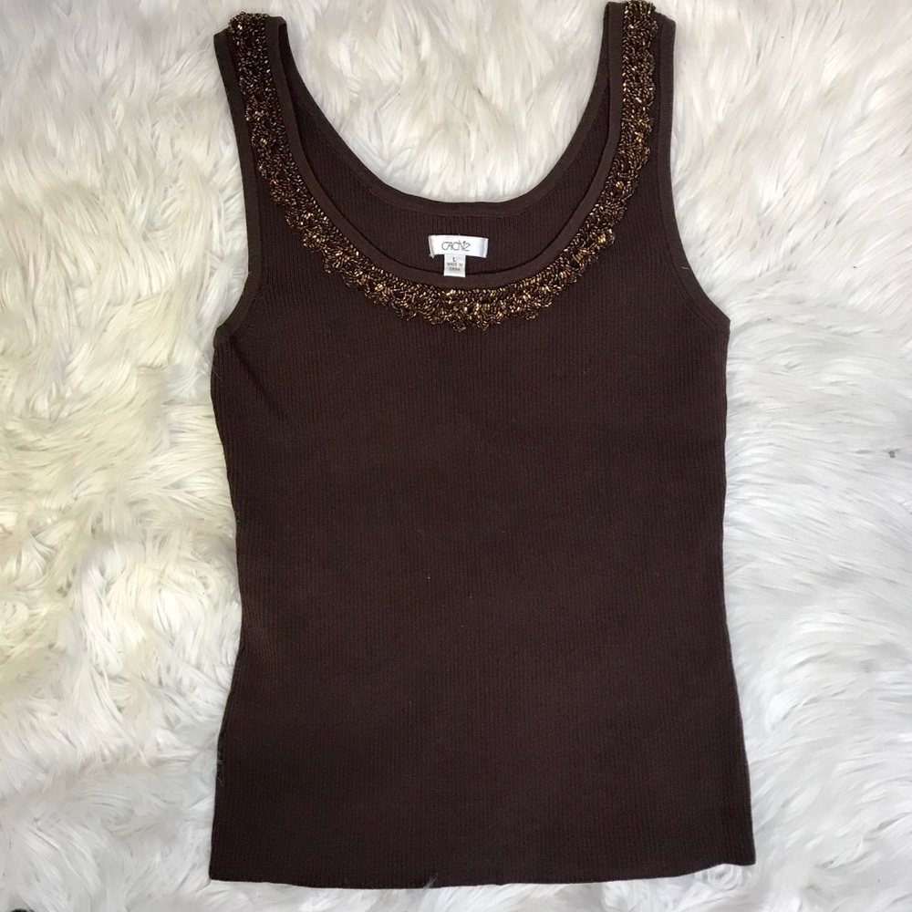 Cache Embellished Top